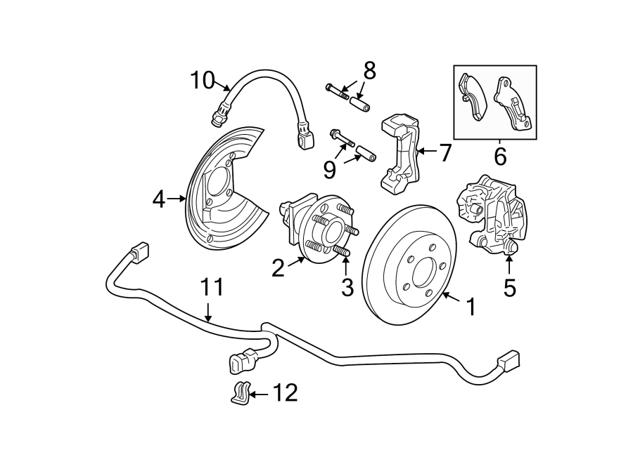 Cadillac Allante Bolt. Kit. Caliper. Disc. Brake - 18019037 | Jim