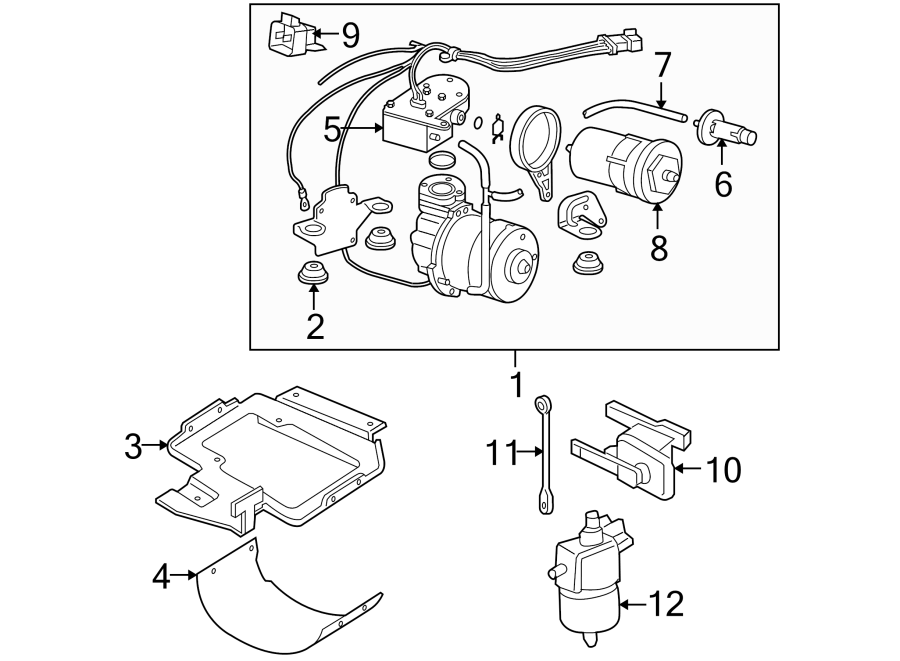 Buick Terraza Suspension Ride Height Sensor (Rear) - 89047637 | Jim