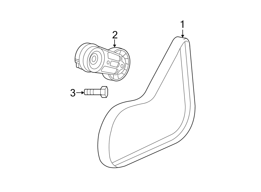 2013 Chevrolet Equinox Serpentine Belt 12634319 Jim Tubman