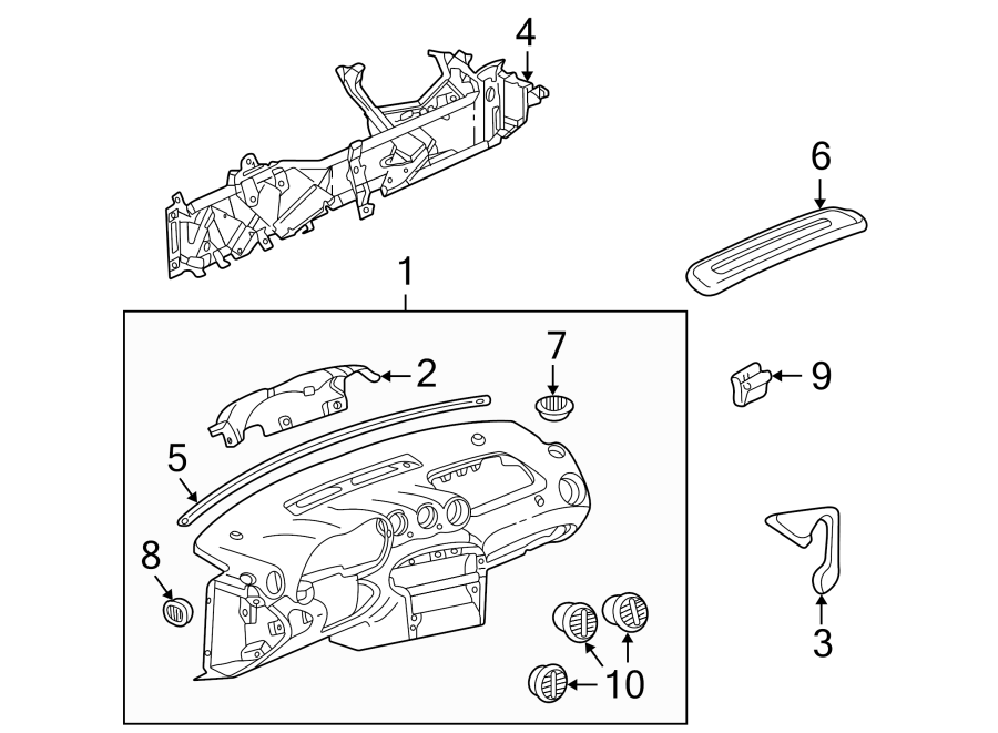 Pontiac Grand Am Dashboard Panel - 22706948 | Jim Tubman Chevrolet